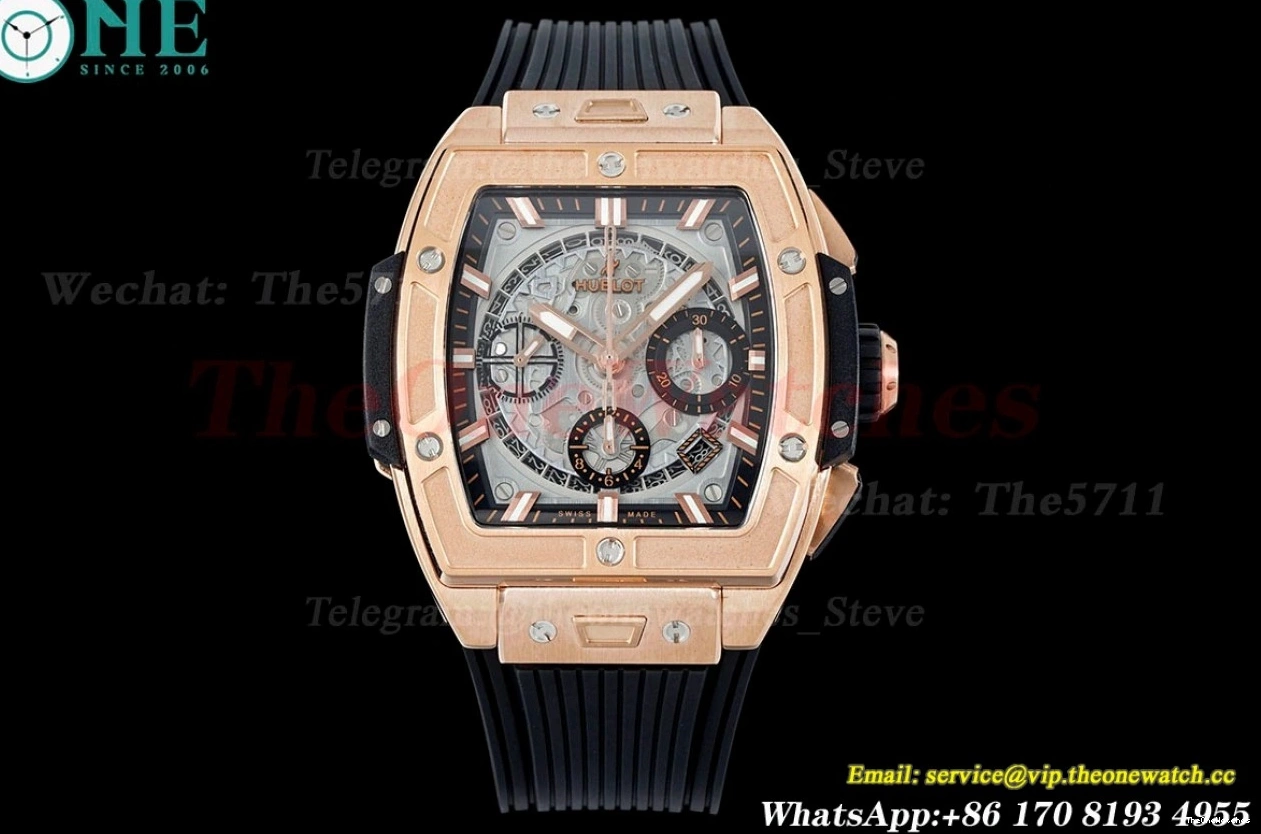 of Bang 42mm Chrono Spirit Mod TI RU BBF Dial A7750 Skeleton Big 0114